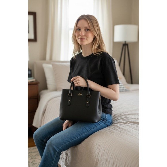 Kate Spade New York Larchmont Avenue Satchel Black